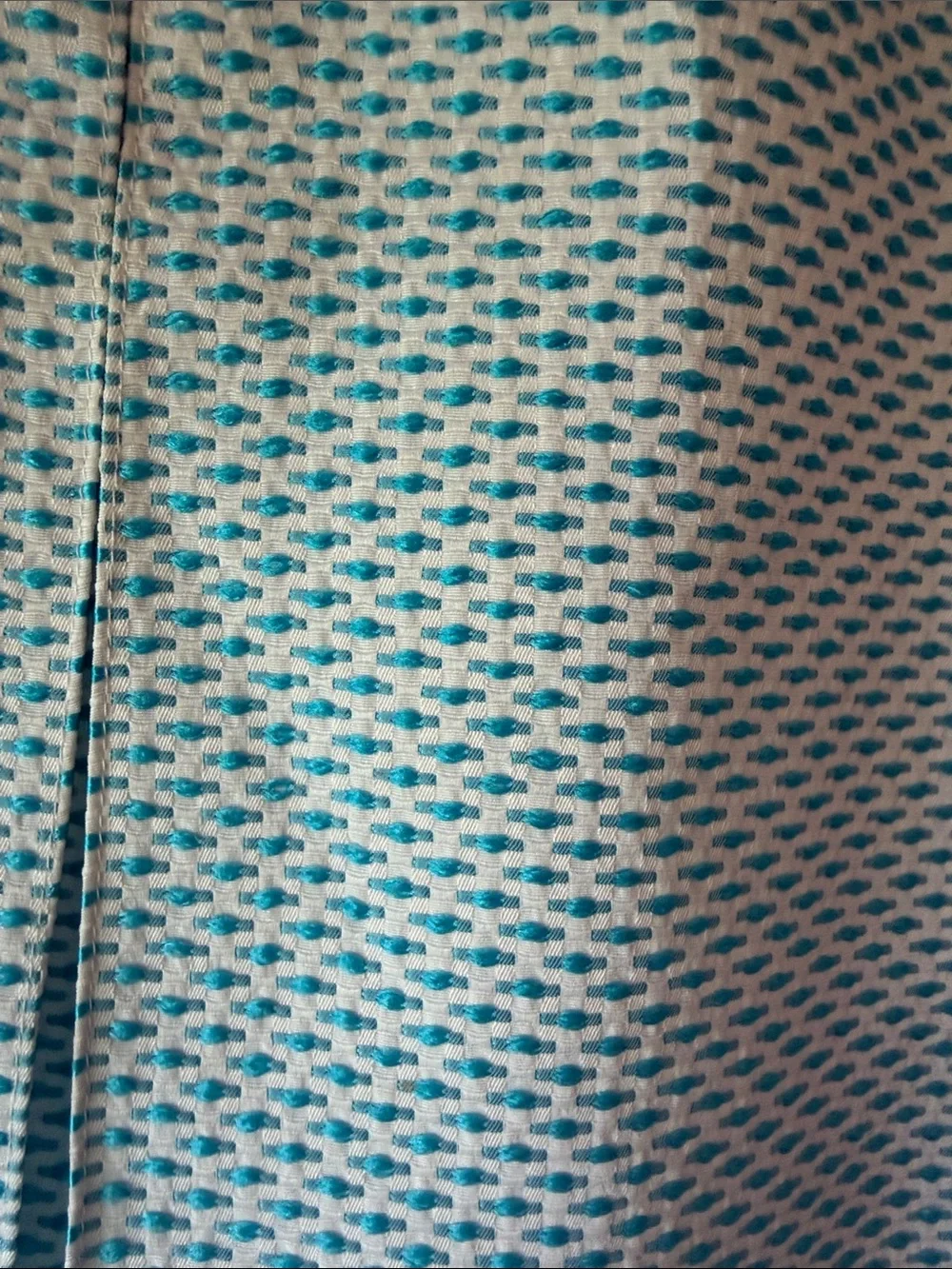 Rachel Riley Aqua Bow Kids Party Dress  - Short Sleeve